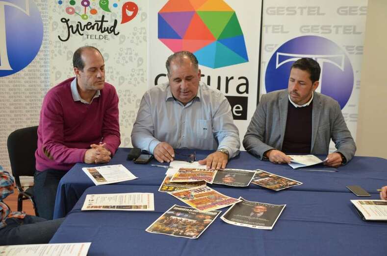 Jesús Suárez, Juan Martel y Héctor Suárez (Foto TA)